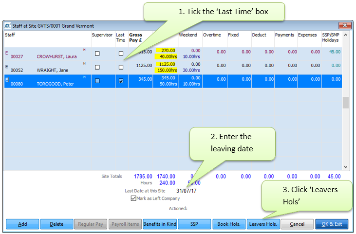 Processing Holidays 6