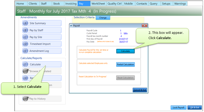 Processing Pay Cycle 14