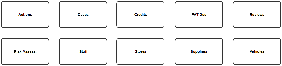 Updating Warnings Menu