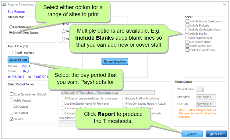 paysheets
