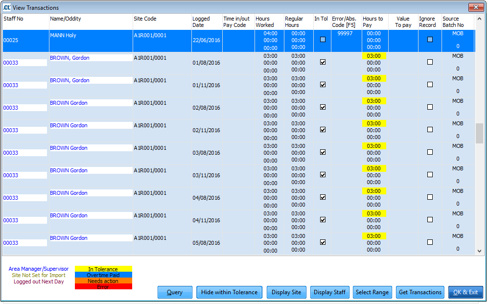 Interfaces to External Systems > Time & Attendance Processing Interface