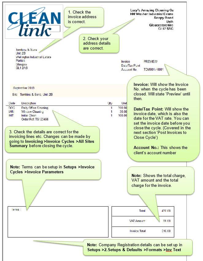 Normalize Invoice Invoicing > Regular Invoicing
