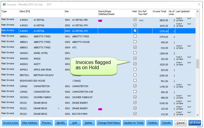 Normalize Invoice Invoicing > Regular Invoicing